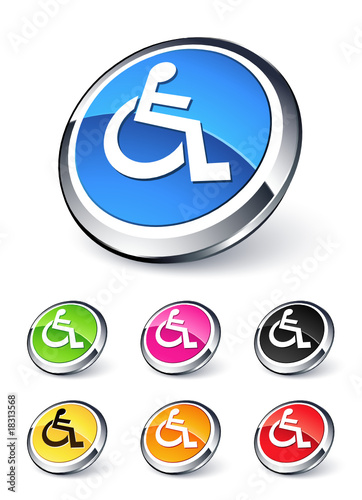 icône handicapé / mobilité réduite