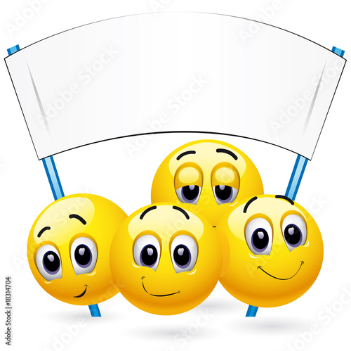 Smiley balls at the meeting