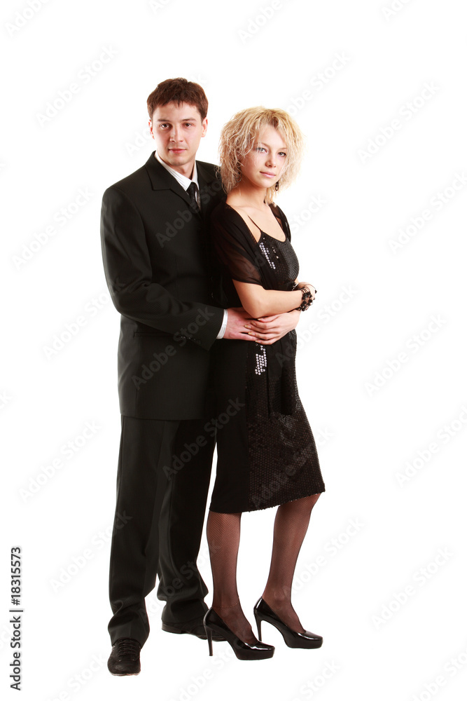 Young couple posing