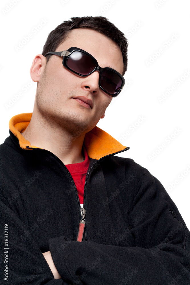 Fototapeta premium Portrait men in sunglasses