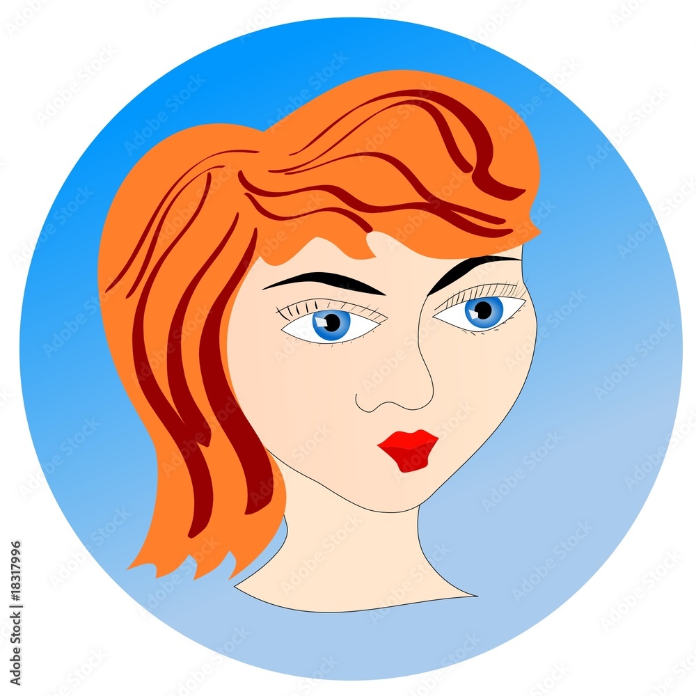red-haired girl red-haired girl