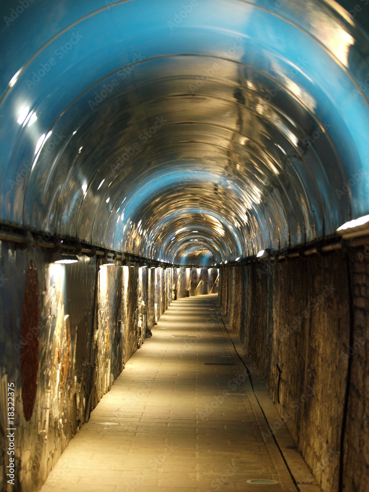 Cinque Terre - The Tunnel between Riomagiorre and via dell amore Cinque Terre - The Tunnel between Riomagiorre and via dell amore