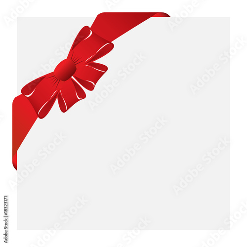 corner christmas label