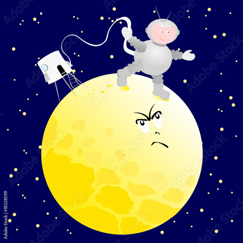 Astronauta sulla Luna