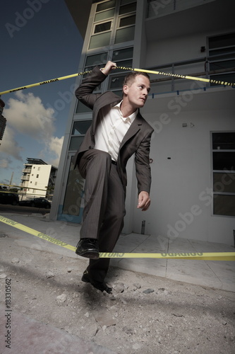 фотографія Businessman at a construction site