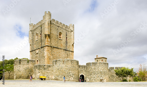 Torre da Menagem, citadela of Braganca, Portugal photo