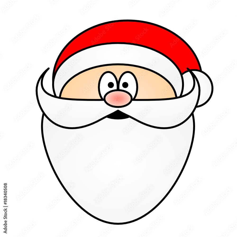 Weihnachtsmann Gesicht