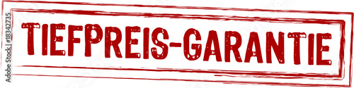 Tiefpreis Garantie Stempel
