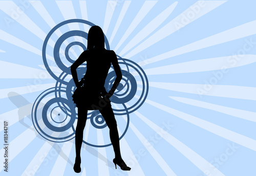 Sexy girl background