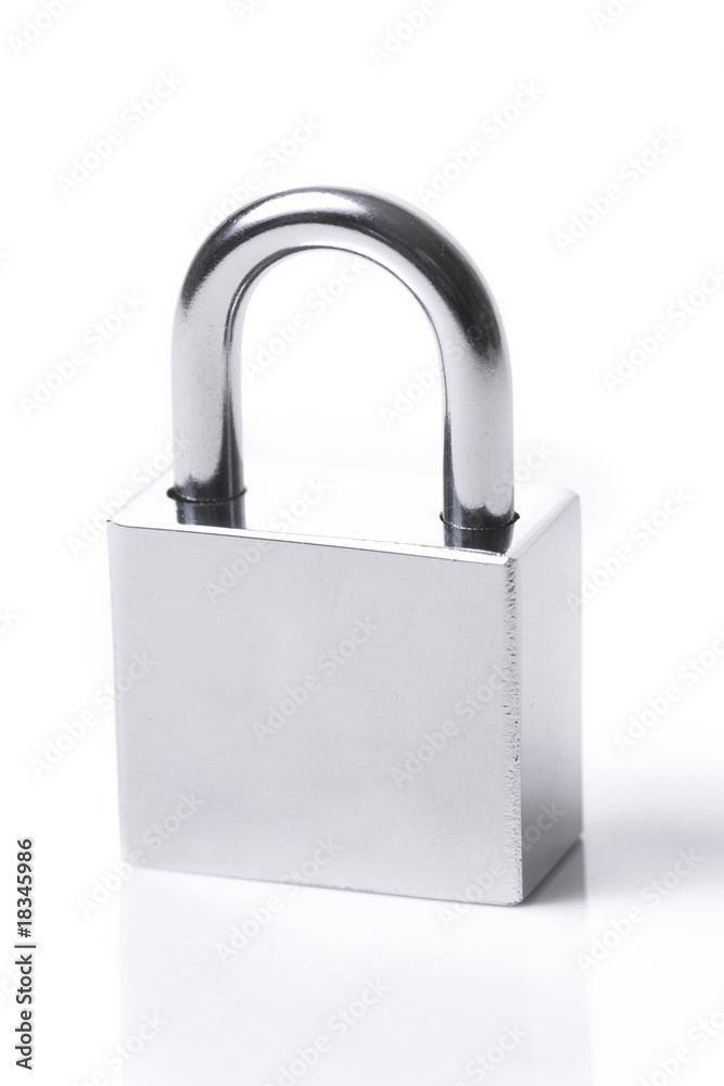 Lock on a white background Lock on a white background