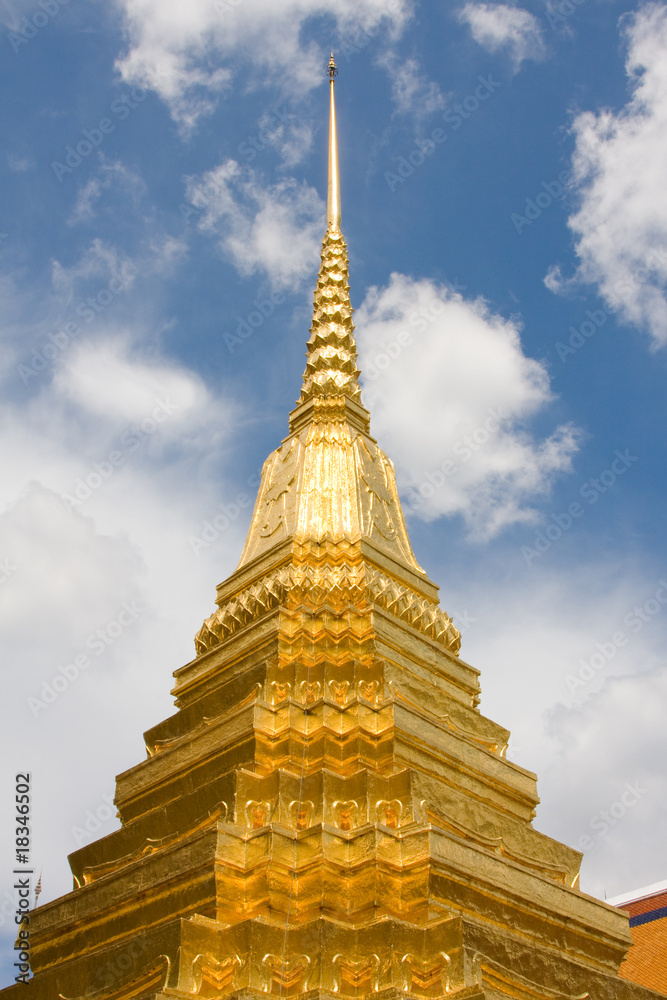 Fototapeta premium The temple in the Grand palace area in Bangkok, Thailand