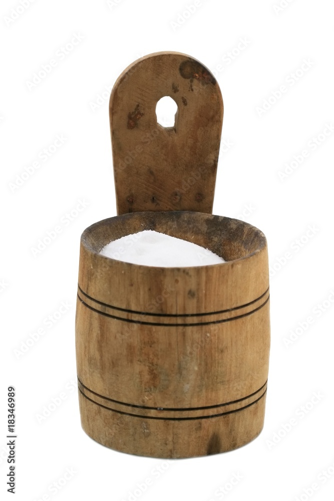 Handmade wooden pail, Saltcellar Handmade wooden pail, Saltcellar