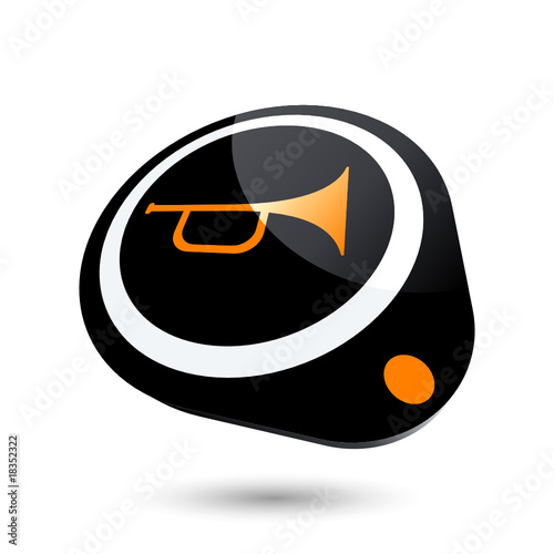 trompete blasen alarm zeichen symbol