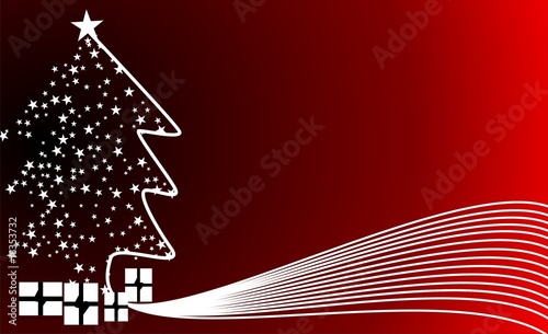 christmas tree with gifts