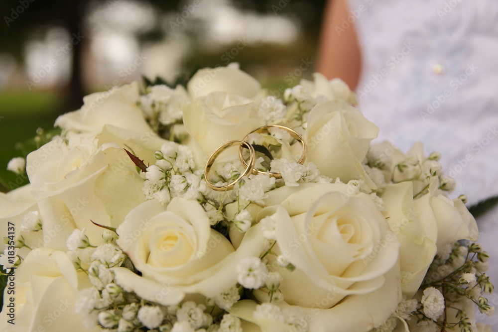Bride and bouquet Bride and bouquet