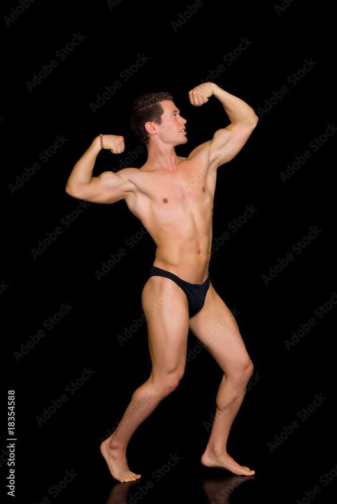 Body Builder, contest pose