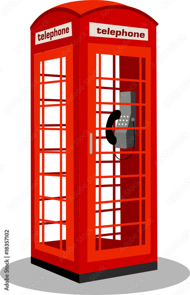 Obraz premium british red phone