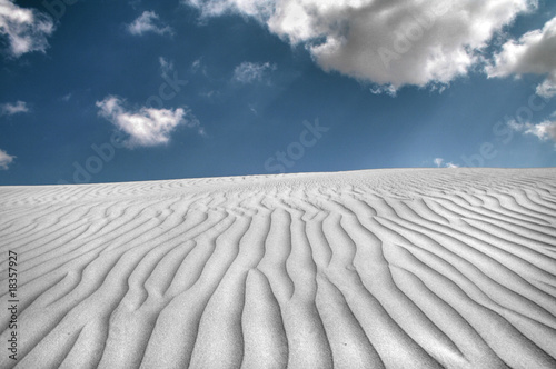 white sandy desert photo