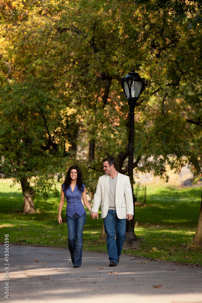 Obraz premium Happy Walk People