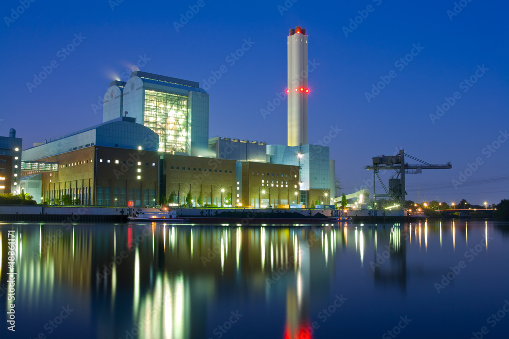 Naklejka premium Kohlekraftwerk
