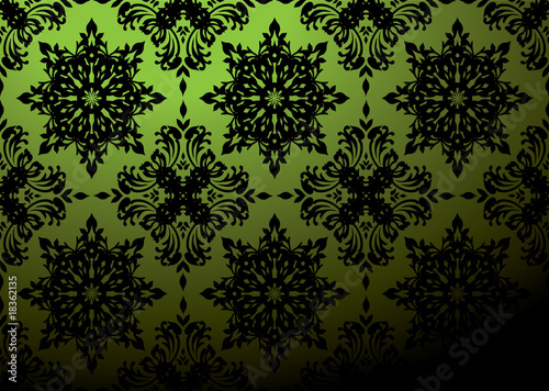 green wallpaper blend