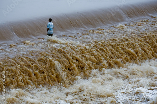 traversée d'un fleuve