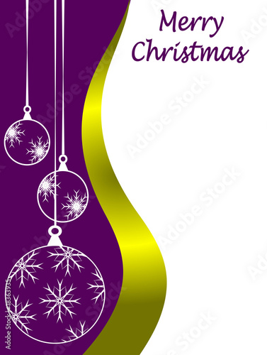 An abstract Christmas card vector illustration