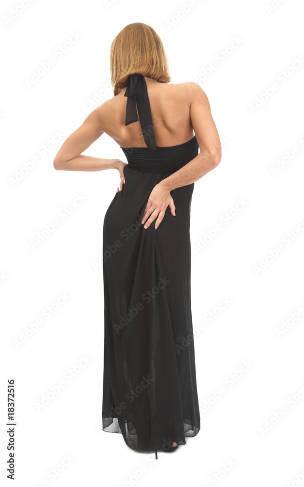 Naklejka premium young women posing back