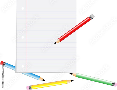 Paper and pencils