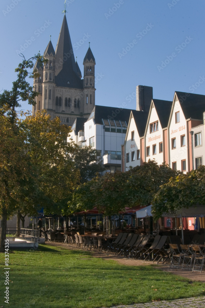 Groß St. Martin, Frankenwerft, Altstadt von Köln