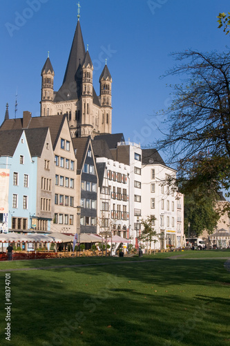 Altstadt von Köln, Frankenwerft, Groß St. Martin