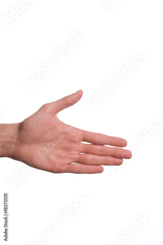 Hand reichen