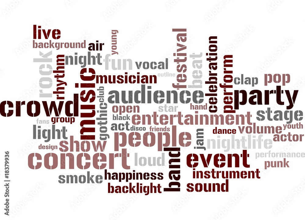 Concert - Abstract word wallpaper Concert - Abstract word wallpaper