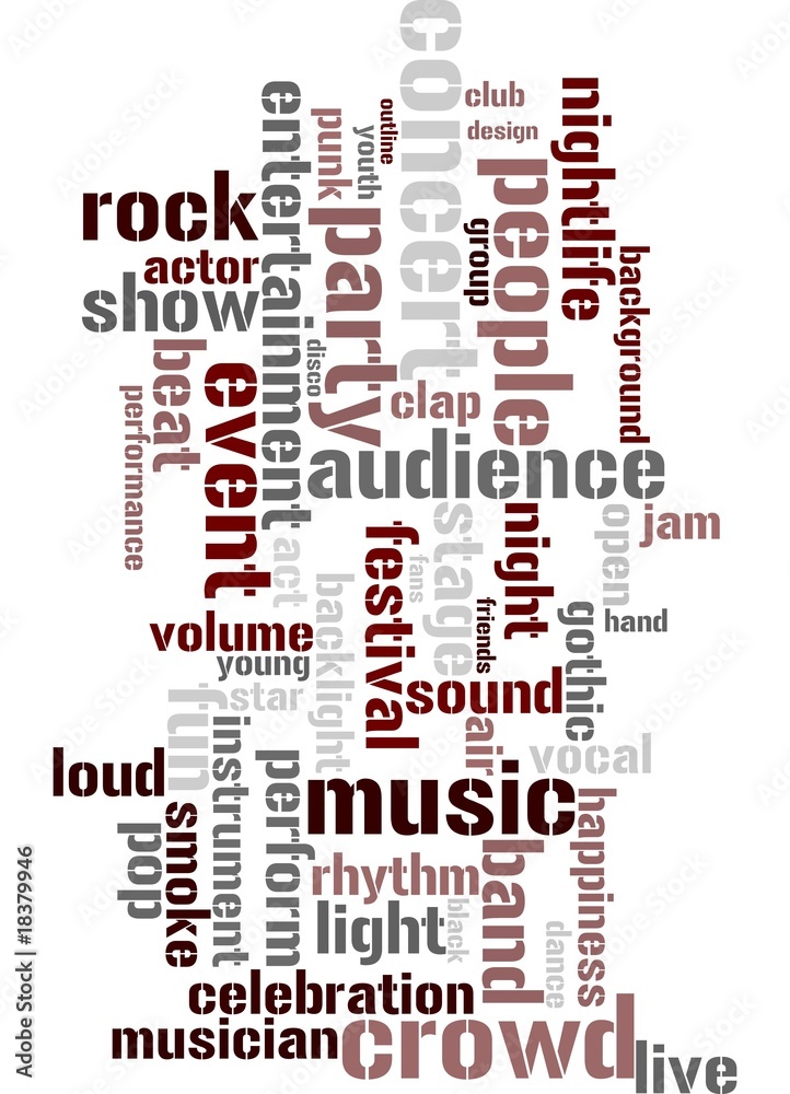 Concert - Abstract word wallpaper