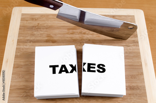 Cutting Taxes photo