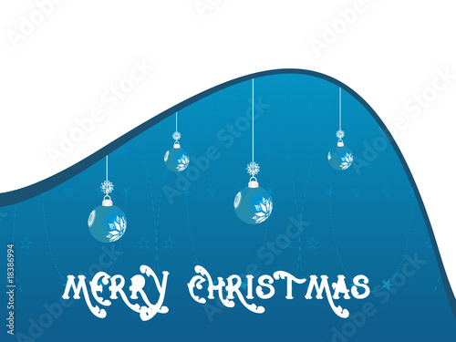 blue halftone background with hanging ball