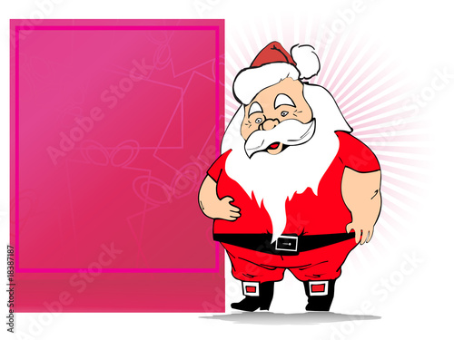 illustration of christmas day card