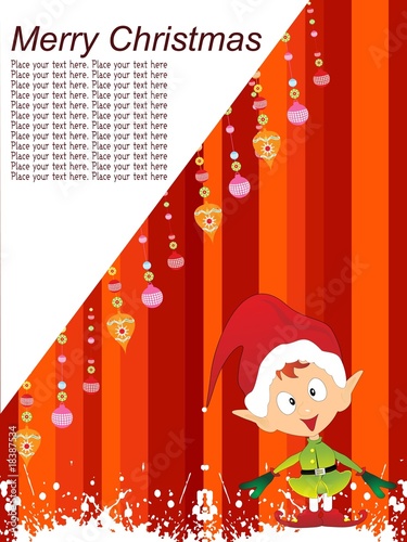 halftone pattern xmas day card