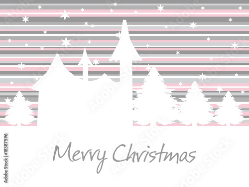 background with tree , hut