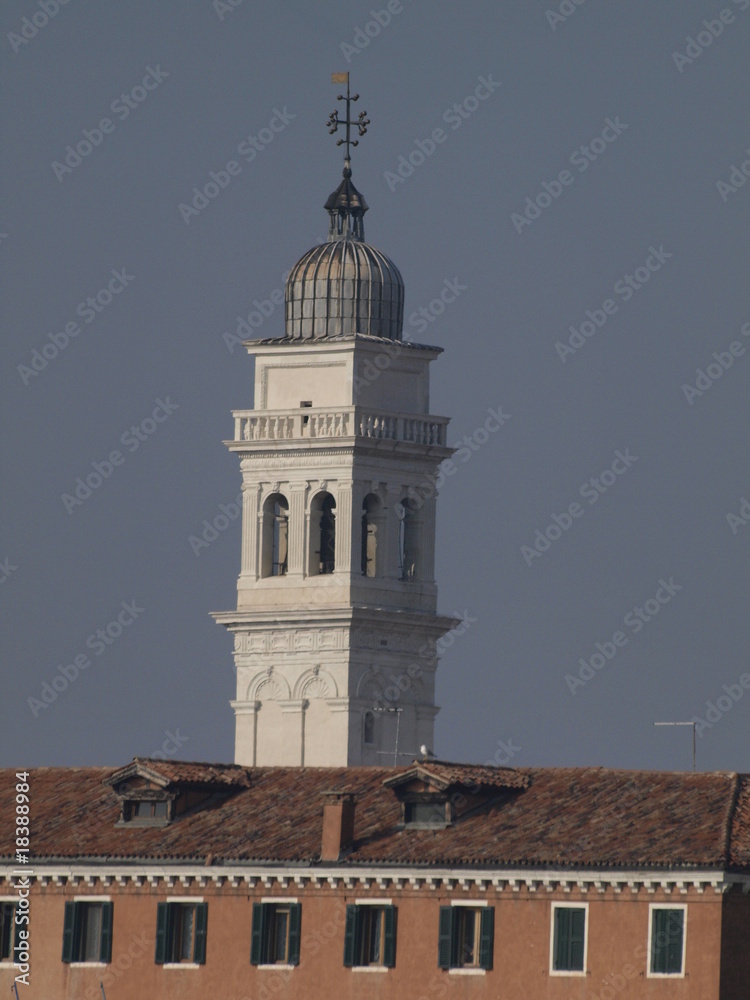 Torre de iglesia en Venecia