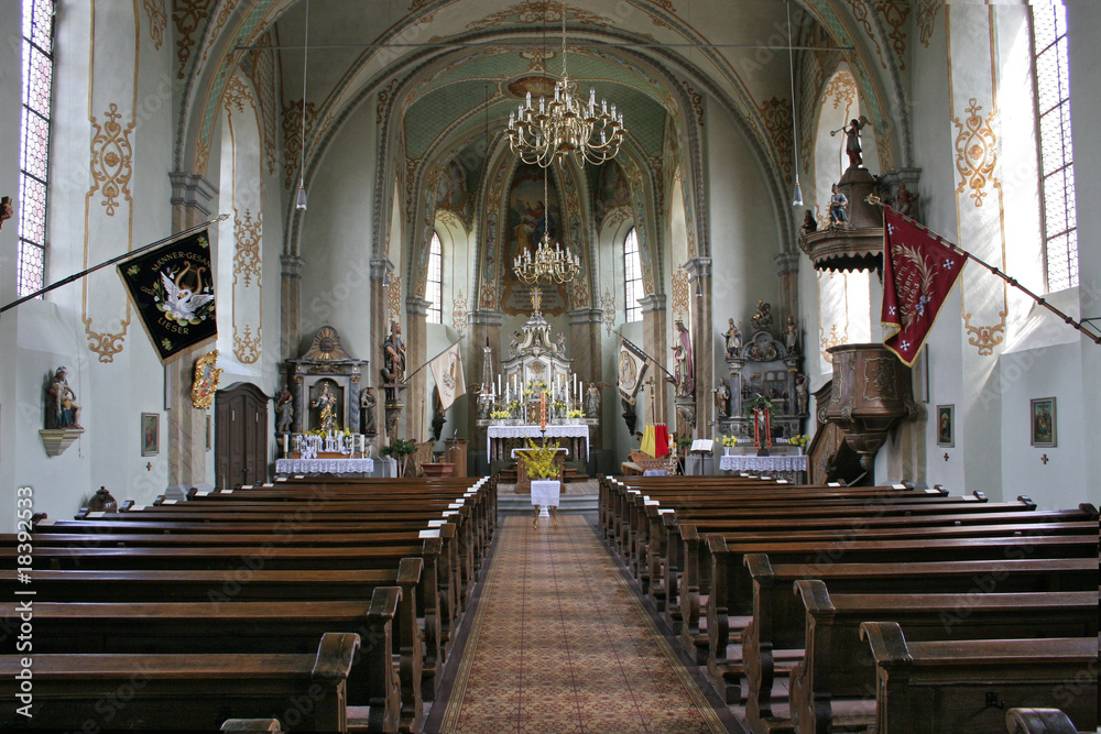 Fototapeta premium Kirchenschiff