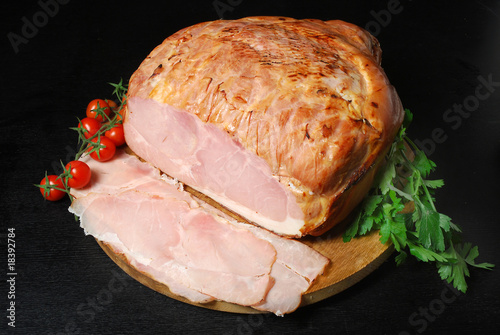 prosciutto cotto alla brace