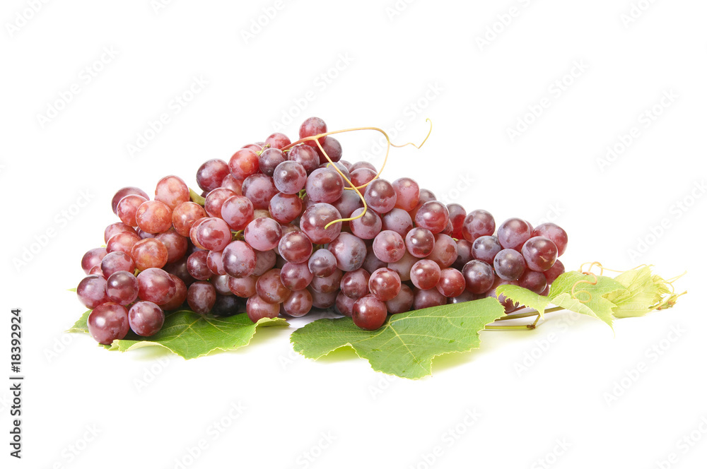Ripe grape on a white. Ripe grape on a white.