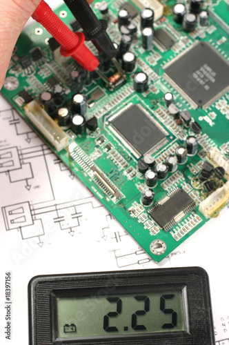 printed circuit board and electronic meter