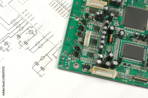 printed circuit board and electronic scheme