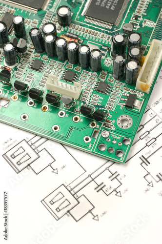 printed circuit board and electronic scheme