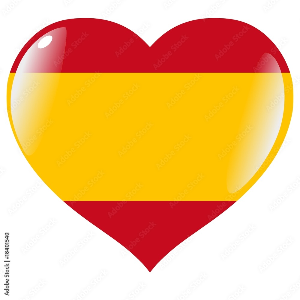 Obraz premium Spain in heart