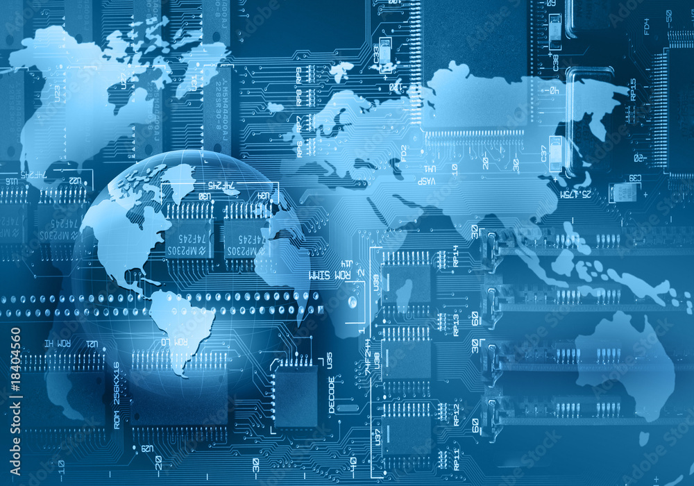 Obraz premium Best Internet Concept of global business from series