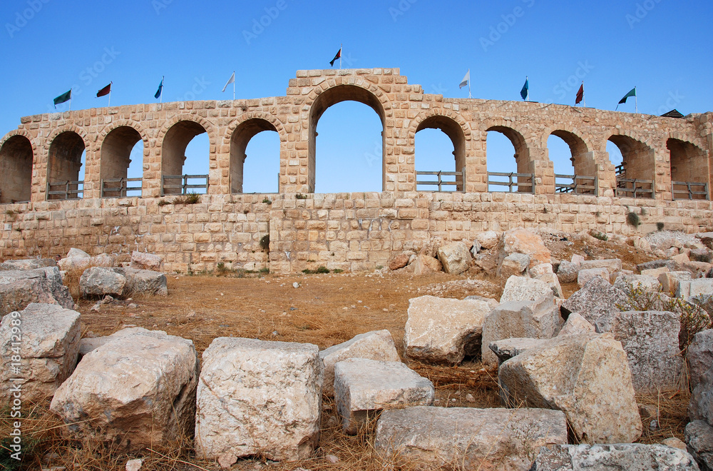 Jerash hippodrome exterior