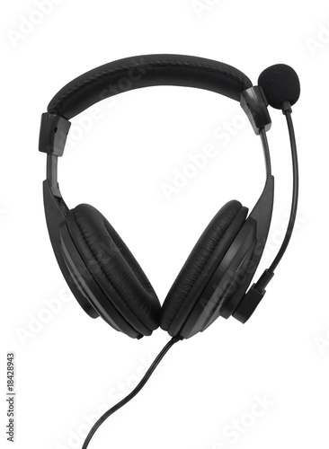 Black headphones